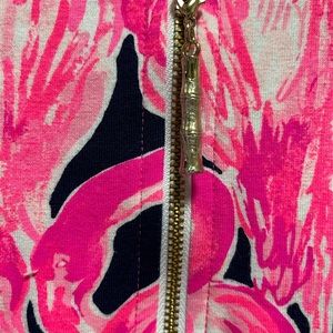 Lily Pulitzer half zip pullover with front pockets